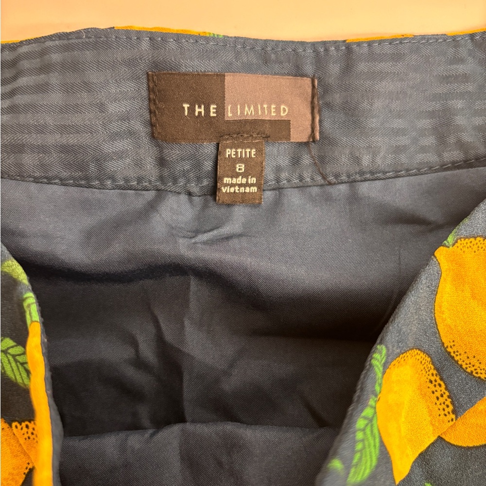 The Limited Yellow Lemon A-Line Skirt View 3